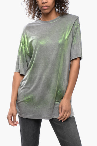 RED TAG Crew-Neck T-Shirt UNISEX T-BUXT Glittered