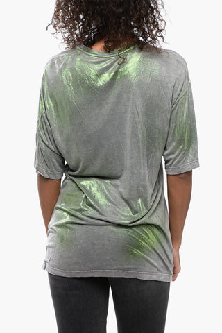 RED TAG Crew-Neck T-Shirt UNISEX T-BUXT Glittered
