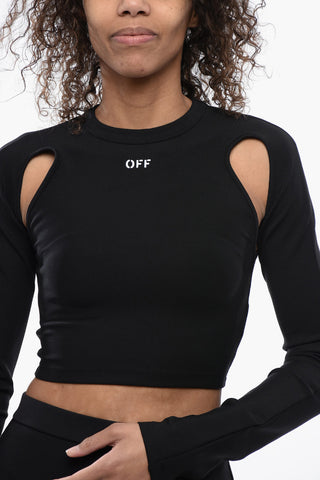 FOR EVER Crop Top with Cut-Out Detail