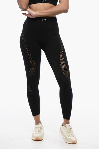 Seamless Leggings with Perforated Motif