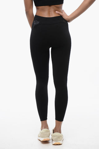 Seamless Leggings with Perforated Motif