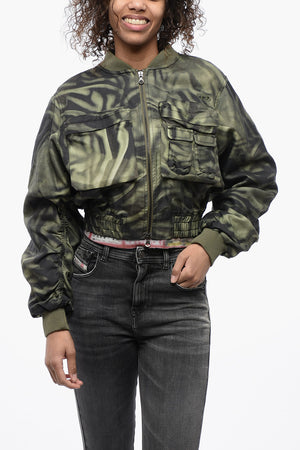 Bomber Utility con Motivo Camouflage