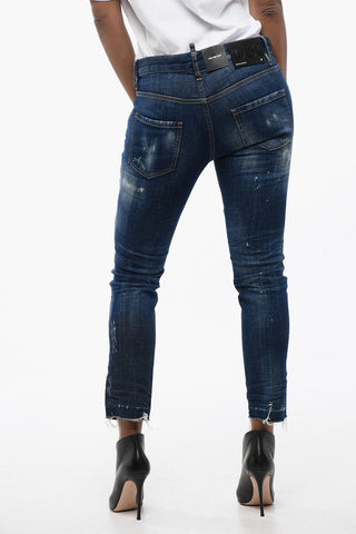 Vintage Effect Stretch Denim COOL GIRL Jeans 15cm