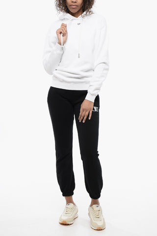 Overized Hoodie Sweatshirt with Embroidered Logo