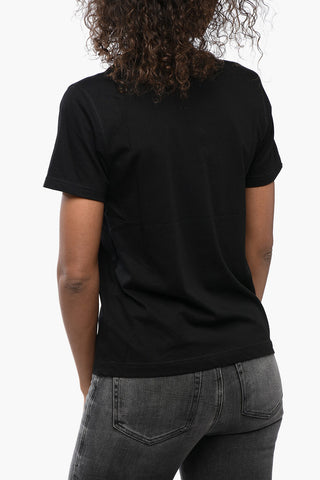 Cotton T-Shirt with Embossed Logo