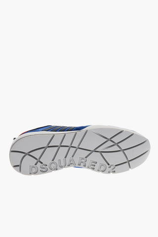 Tech Fabbric Low Sneakers with Contrasting Details