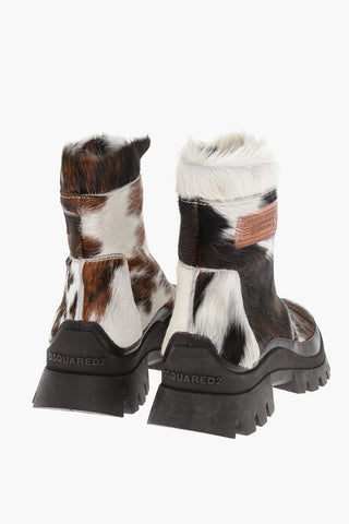 Stivaletti Combat in Cavallino con Zip