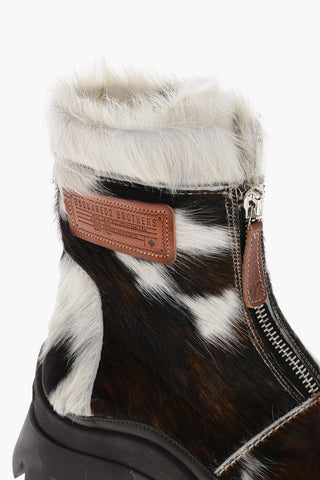 Stivaletti Combat in Cavallino con Zip
