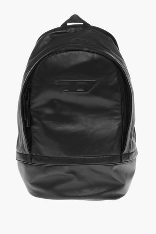 Solid Color Leather and Fabric RAVE Backpack
