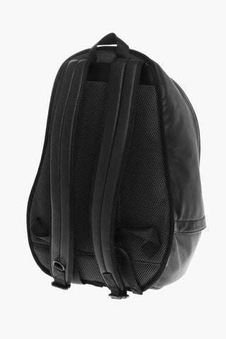 Solid Color Leather and Fabric RAVE Backpack