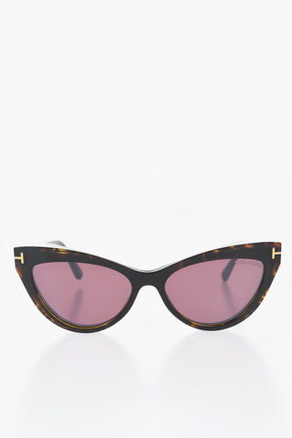 Cat Eye Optical Glasses with Magnetic Solar Clip