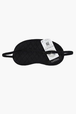 에코 퍼 아이 마스크 스팽글 로고 장식