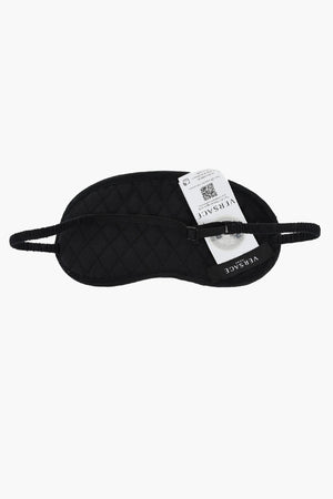 Augenmaske aus Eco-Fell mit Logo aus Pailletten