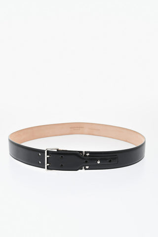 Solid Color Leather Belt 40mm