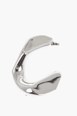 Silver-Tone Brass Earrings