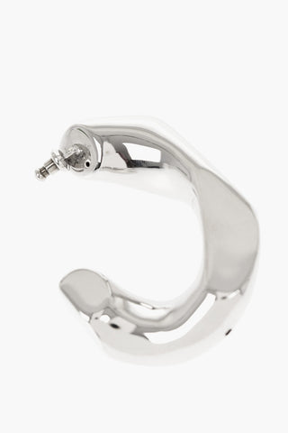 Silver-Tone Brass Earrings