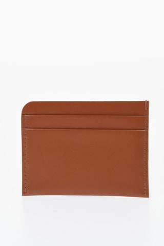 Solid Color Leather Card Holder