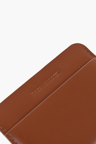 Solid Color Leather Card Holder