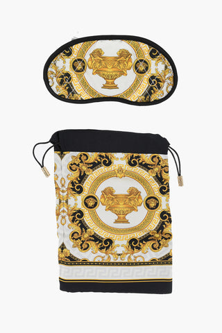Golden Effect Baroque Motif Eye Mask