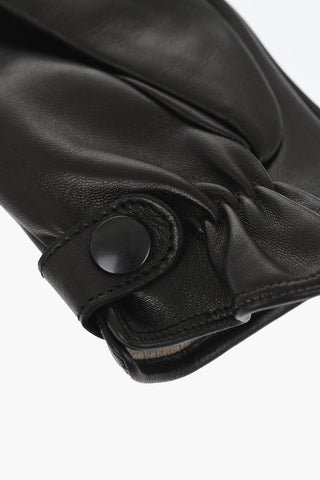 Leather G-REIES Gloves with Wool Lining