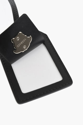 Leather Luggage Tag with Medusa