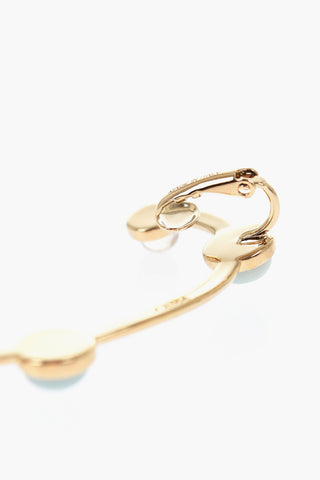 Single Crawler Earring with Quartz Details