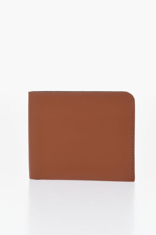 Leather Wallet with Two-Tone Inner