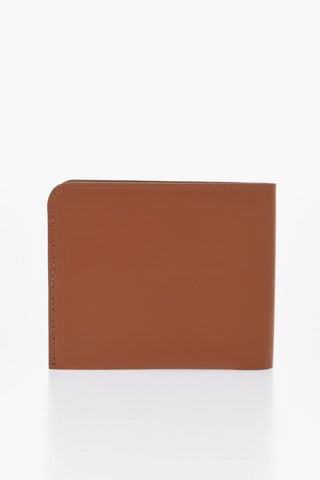 Leather Wallet with Two-Tone Inner