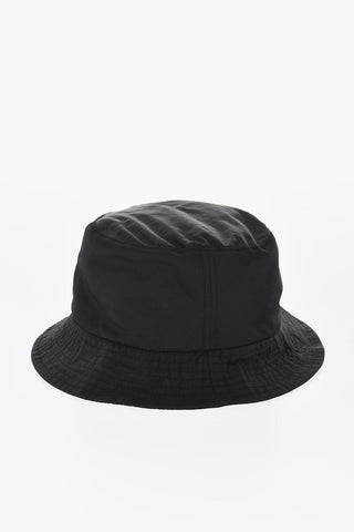 Solid Color Bucket Hat with Embroidered Logo