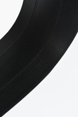 Maxi Cintura in Pelle 80mm