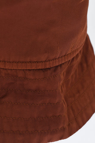 Cappello Bucket in Nylon Trapuntato