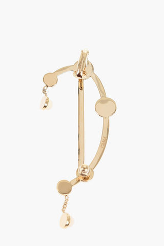 Crawler Single Earring with Quartz Details