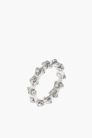 Anello in Ottone Effetto Argentato