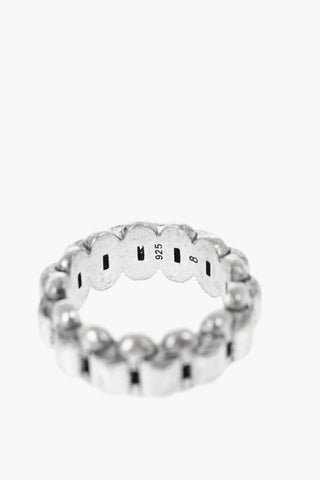 Solid Color Silver Ring