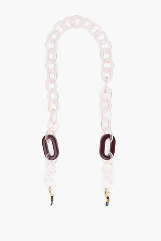 Einfarbige Brillenkette