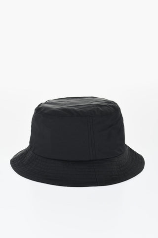 Cappello Bucket in Tinta Unita con Logo Ricamato