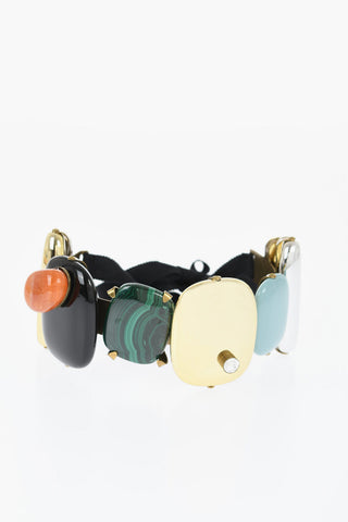 Choker with Maxi  Embellishment Stones 