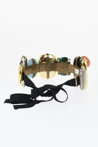 Choker with Maxi  Embellishment Stones 