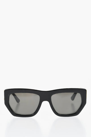 Oversized SILENCIO Sunglasses with Embossed Monogram