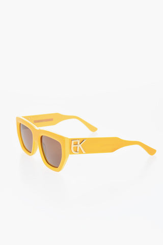 Oversized SILENCIO Sunglasses with Embossed Monogram