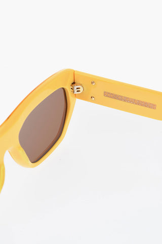 Oversized SILENCIO Sunglasses with Embossed Monogram