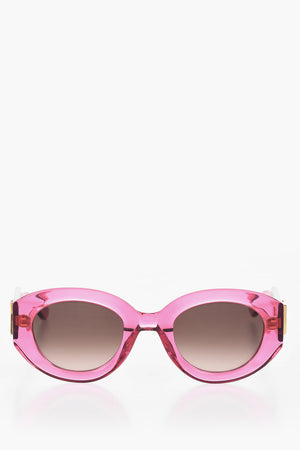 Occhiali Da Sole Ovali In Effetto Trasparente