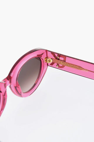 Occhiali Da Sole Ovali In Effetto Trasparente