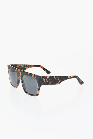 Oversized Sunglasses with Side Monogram