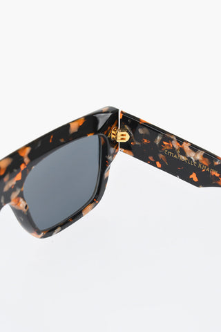 Oversized Sunglasses with Side Monogram