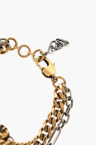 Two-Tone Brass Bracelet