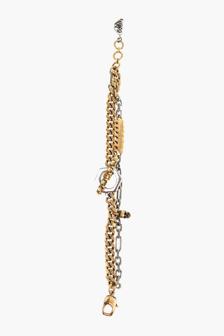 Two-Tone Brass Bracelet
