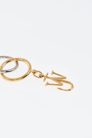 Brass ANCHOR Interlocking Ring