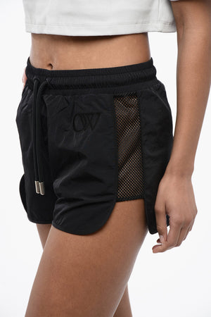 Nylon Shorts CRISPY with Mesh Side Band