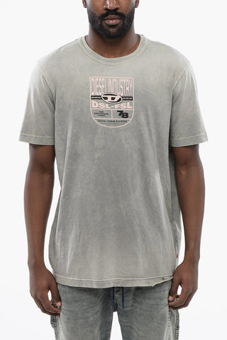 T-Shirt Girocollo T-JUST-N17 Effetto Vintage